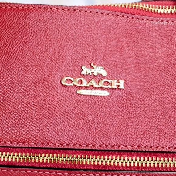 Coach “Gallery” Red Tote Bag - Picture 4 of 8